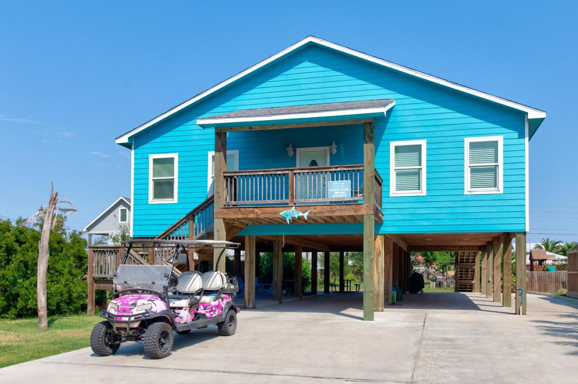 Casita Del Mar - Golf Cart Included Boat Parking Villa Port Aransas Exterior photo