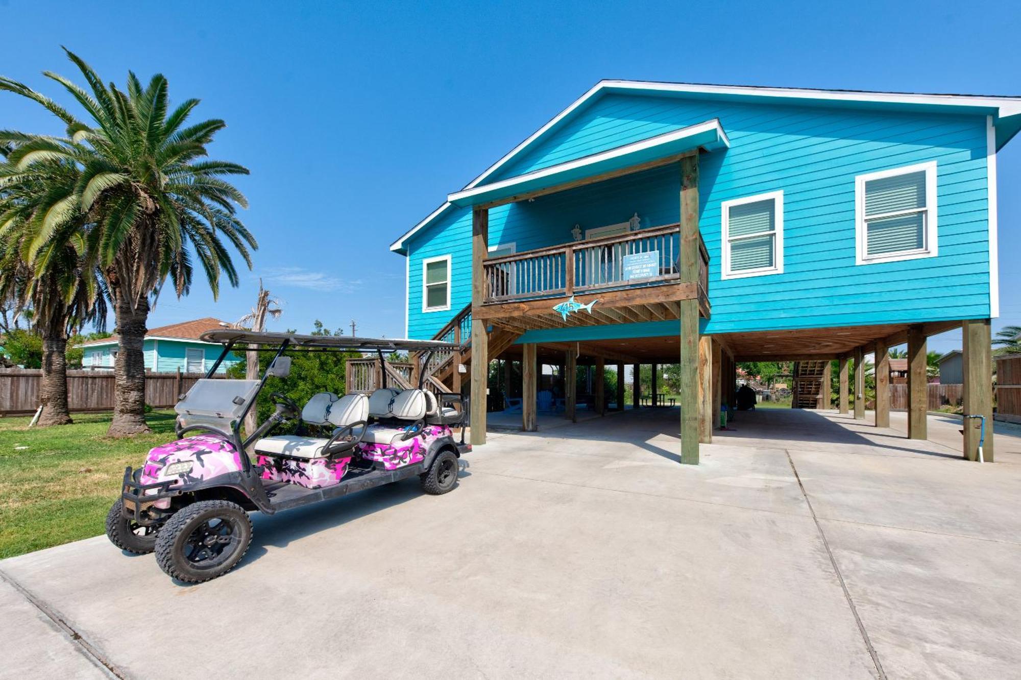 Casita Del Mar - Golf Cart Included Boat Parking Villa Port Aransas Exterior photo