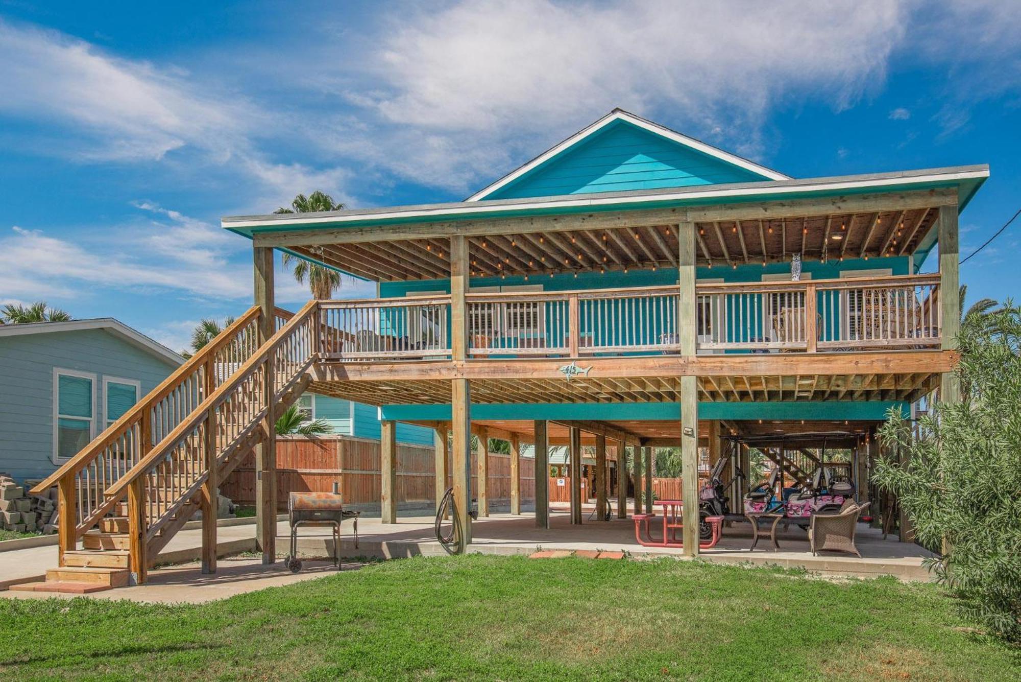 Casita Del Mar - Golf Cart Included Boat Parking Villa Port Aransas Exterior photo